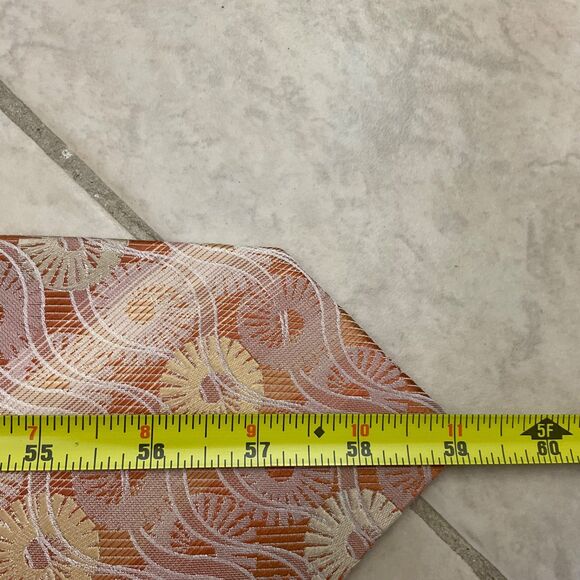 Vintage Emilio Ponti Roma Milano Hand Sewn 100% Silk Mod jacquard Necktie 59” - Picture 7 of 7